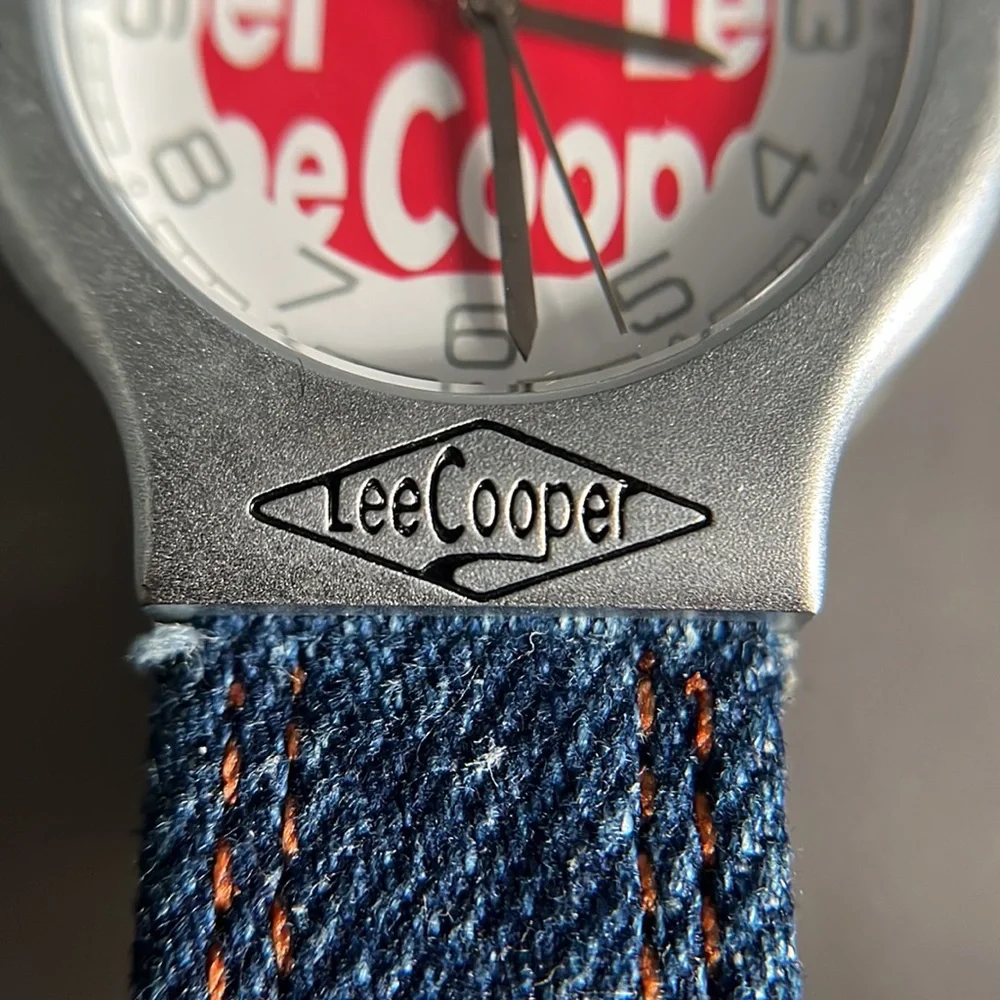 Lee Cooper Original Colour Time Watch - Denim Band